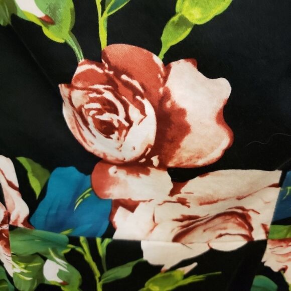 "Sunny Girl" Woman's dress Size: large lg floral Sleeveless perowned - Picture 3 of 7